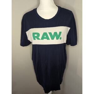 G-Star RAW urban streetwear casual graphic tee short sleeve med
